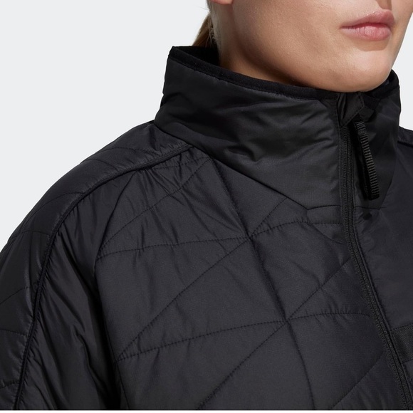 ADIDAS TERREX BLACK SYNTHETIC INSULATED PACKABLE LIGHT WEIGHT JACKET SIZE 4X - Picture 5 of 16